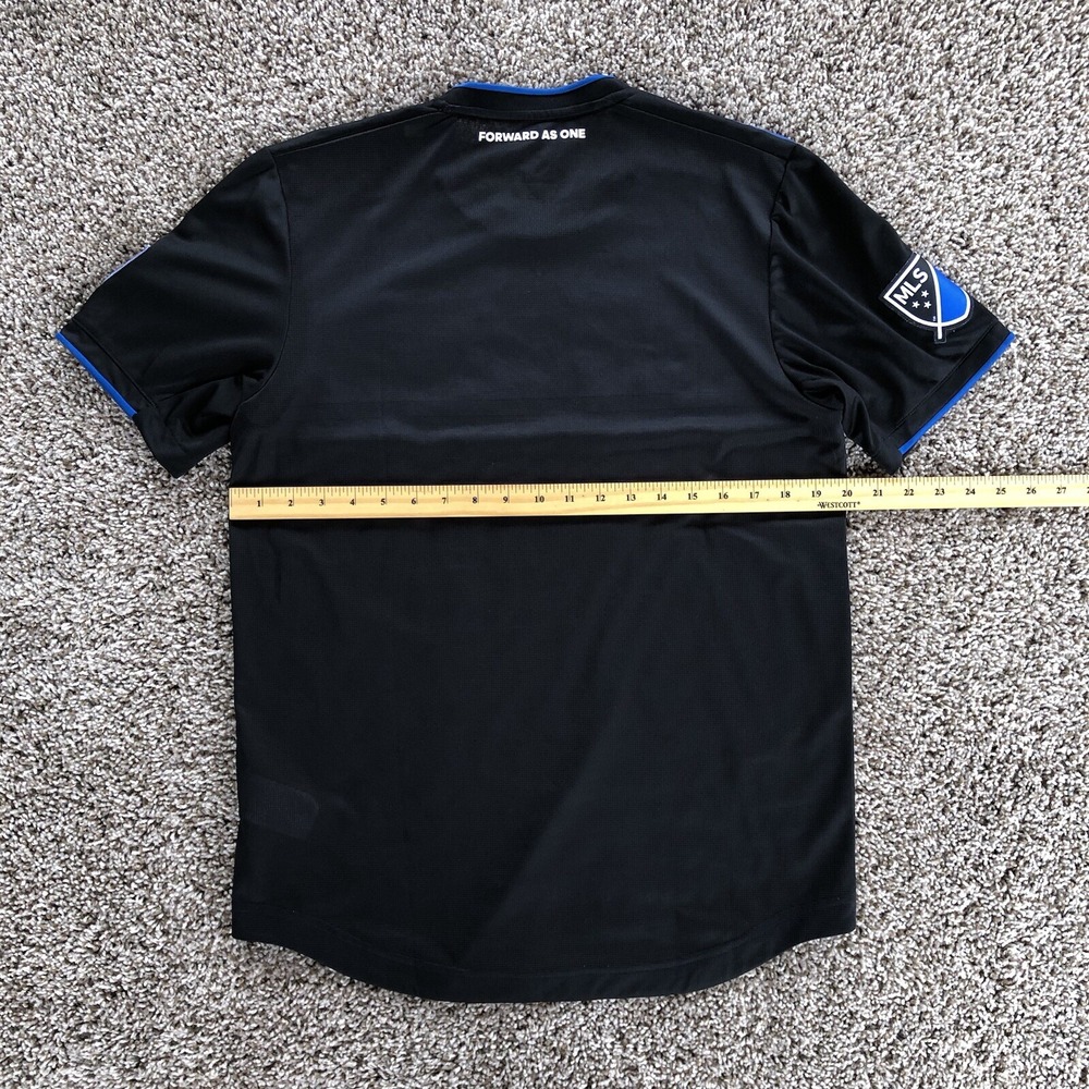 Adidas San Jose Earthquakes Jersey Mens M 2019 Authentic MLS Official Kit Soccer - Picture 11 of 12